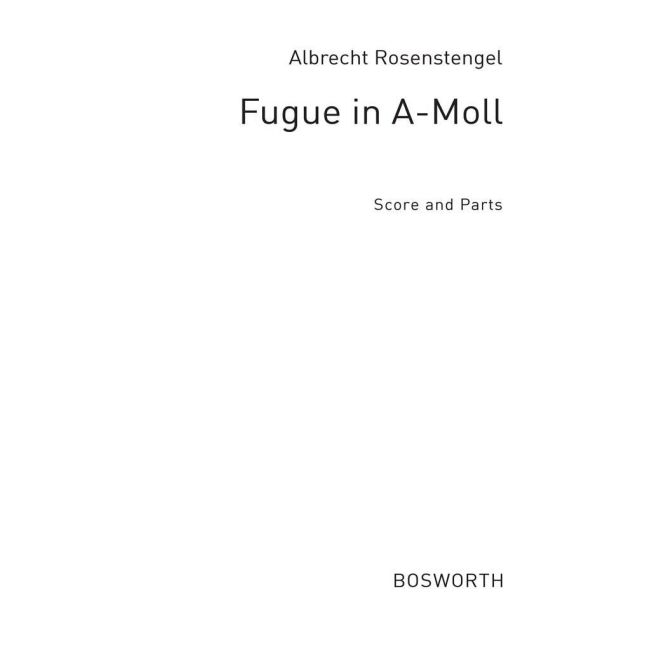 Bach, Johann Sebastian - Fuge in A-Moll