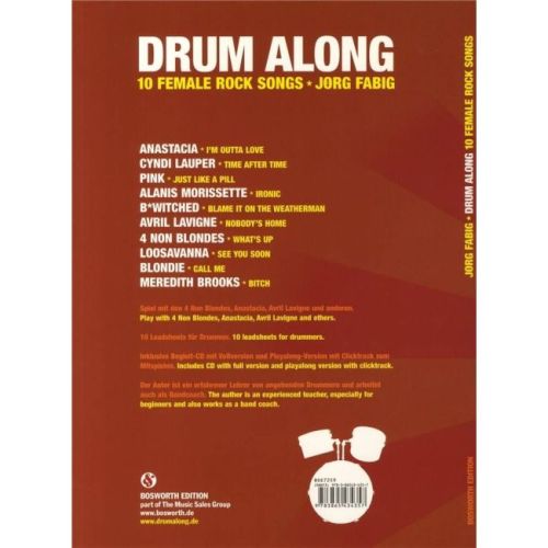 Drum Along - 10 Female Rock Songs