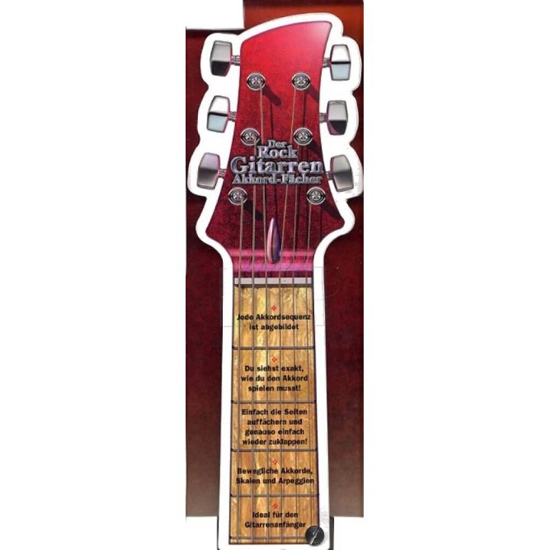 Der Rock Gitarren Akkord-Fächer