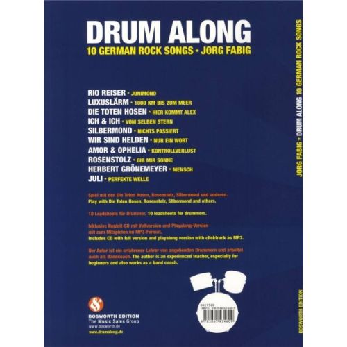 Fabig, Jörg - Drum Along - 10 German Rock Songs