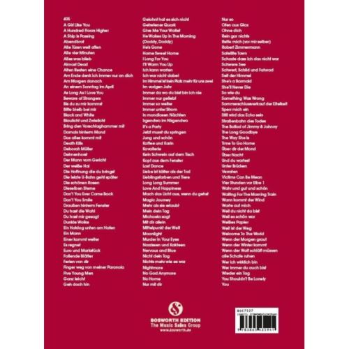 Element Of Crime: Songbook