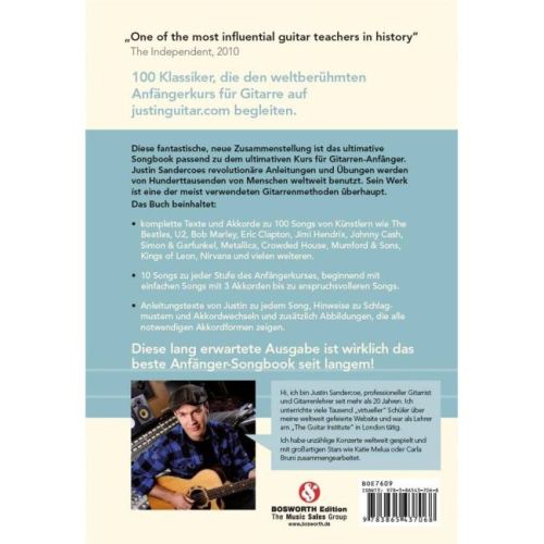 Sandercoe, Justin - Justinguitar.com - Das Anfänger-Songbook