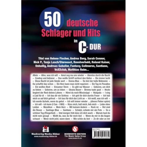 50 Deutsche Schlager in C-Dur