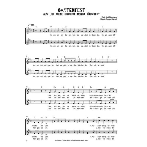 Der Kleine Kinderchor Band 2