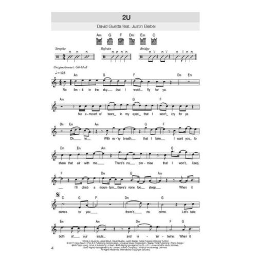 Hitbook 2 - 100 Charthits für Gitarre