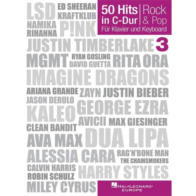 50 Hits in C-Dur: Rock & Pop Band 3