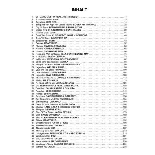 50 Hits in C-Dur: Rock & Pop Band 3