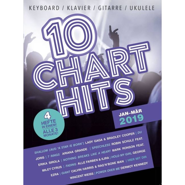 10 Charthits - Jan bis Mär 2019