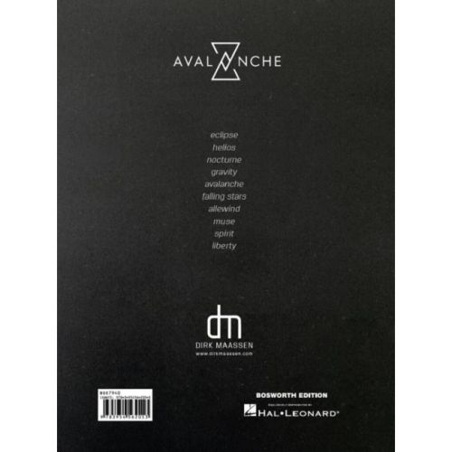 Dirk Maassen: Avalanche – Songbook für Klavier