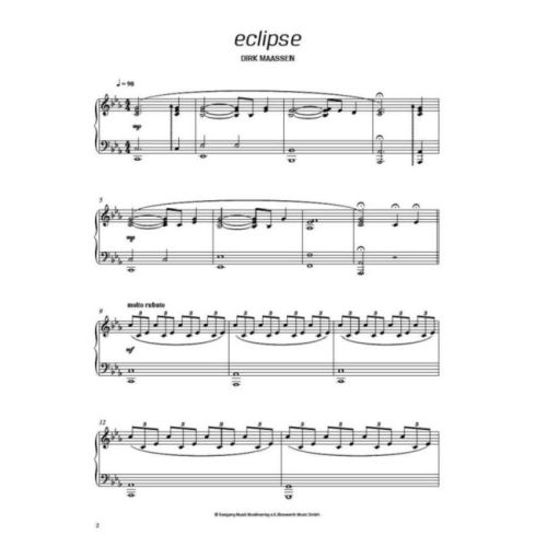 Dirk Maassen: Avalanche – Songbook für Klavier
