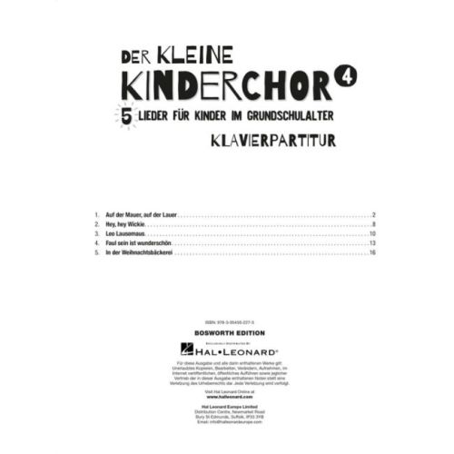 Der kleine Kinderchor 4