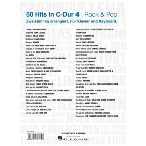 50 Hits in C-Dur 4: Rock & Pop