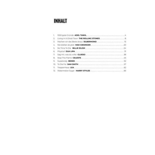Deine Top Tracks für Piano-Vocal-Guitar 1