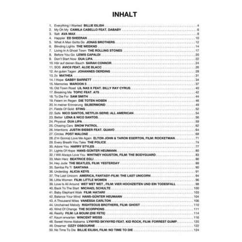 Keyboard gefällt mir! 10 - 50 Chart und Film Hits