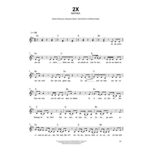 Keyboard gefällt mir! 10 - 50 Chart und Film Hits