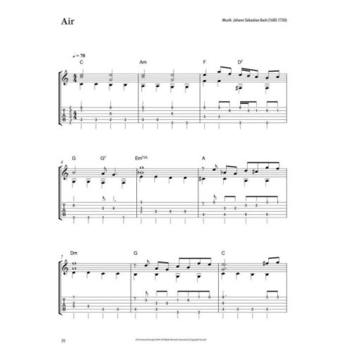 50 Weihnachtslieder für klassische Gitarre