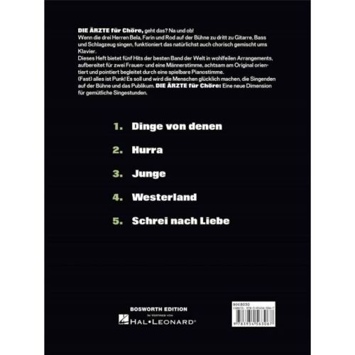 die ärzte für chöre, Band 1