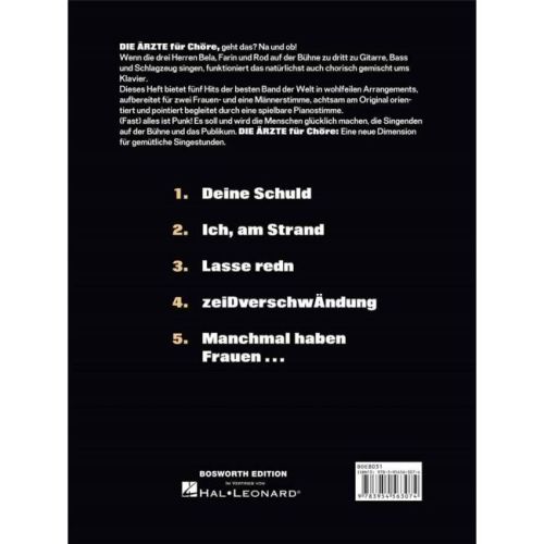 die ärzte für chöre, Band 2