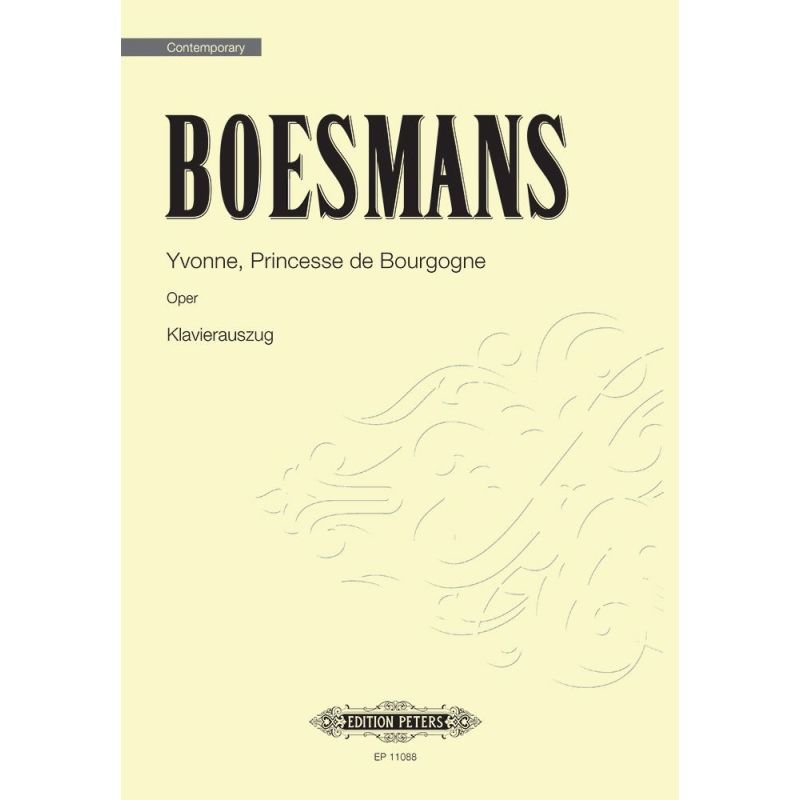 Boesmans, Philippe - Yvonne, princesse de Borgogne