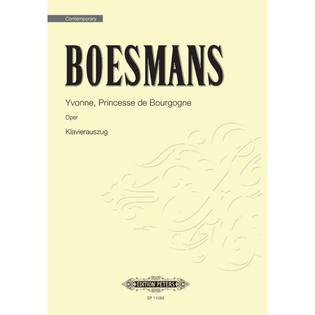 Boesmans, Philippe - Yvonne, princesse de Borgogne