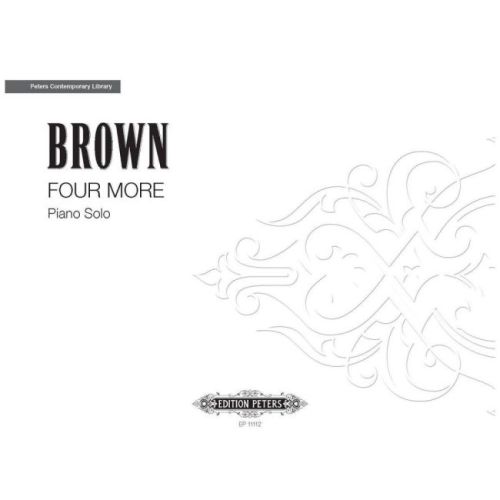Brown, Earle - Four More