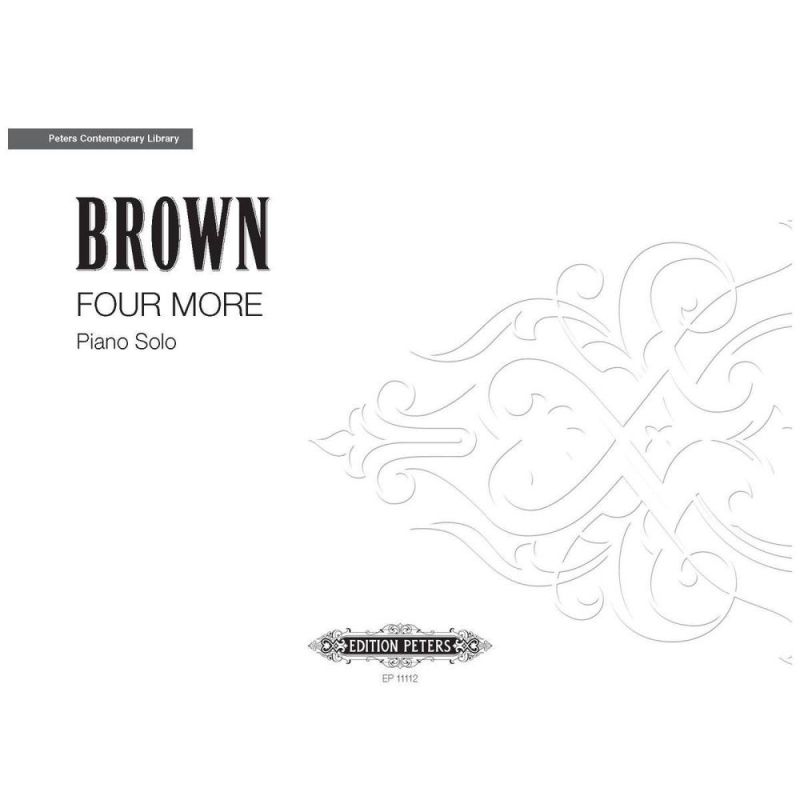 Brown, Earle - Four More