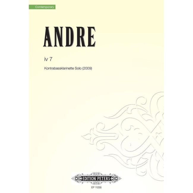 Andre, Mark - iv 7 for contrabass clarinet solo