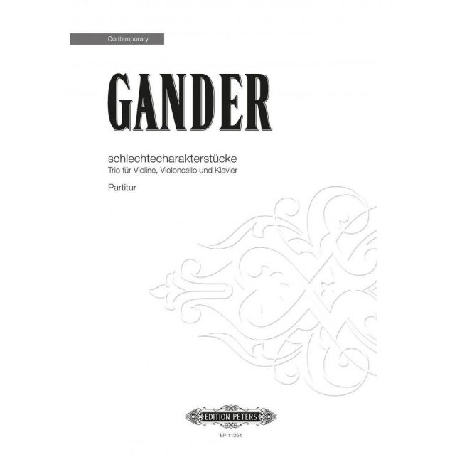 Gander, Bernhard - Schlechtecharakterstücke