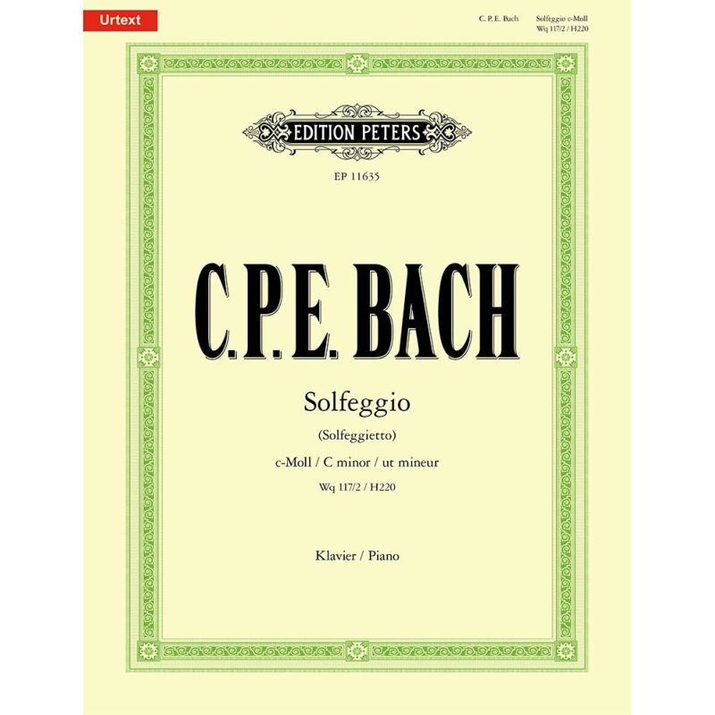 Bach, Carl Philipp Emanuel - Solfeggio (Solfeggietto) Wq 117/2 / H220