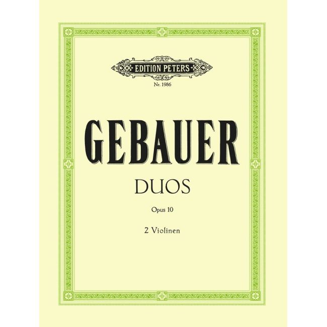 Gebauer, Michel Joseph - 12 Easy Duets Op.10