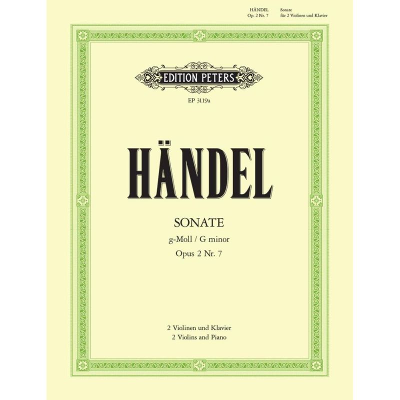 Händel, Georg Friedrich - Trio Sonata in G minor Op.2 No.7