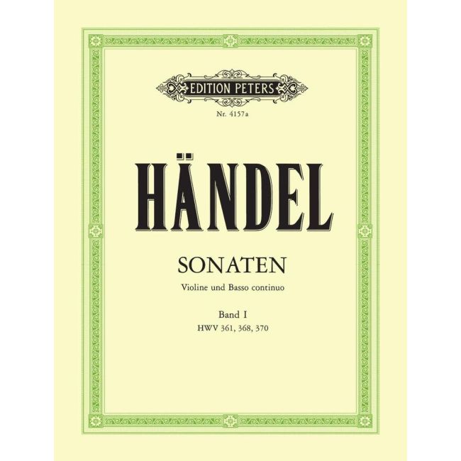 Händel, Georg Friedrich - Sonatas - Volume 1