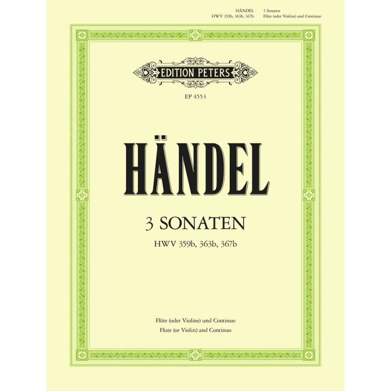 Händel, Georg Friedrich - Sonaten(3) (Woehl)