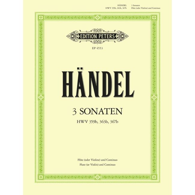 Händel, Georg Friedrich - Sonaten(3) (Woehl)