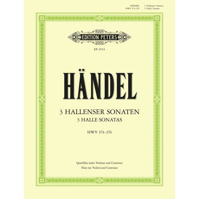 Händel, Georg Friedrich - Sonaten(3) Hallenser