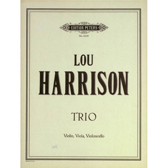 Harrison, Lou - Trio