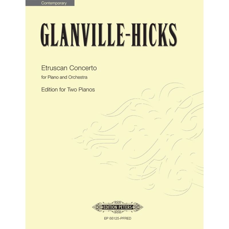 Glanville-Hicks, Peggy - Etruscan Concerto (Edition for 2 Pianos)