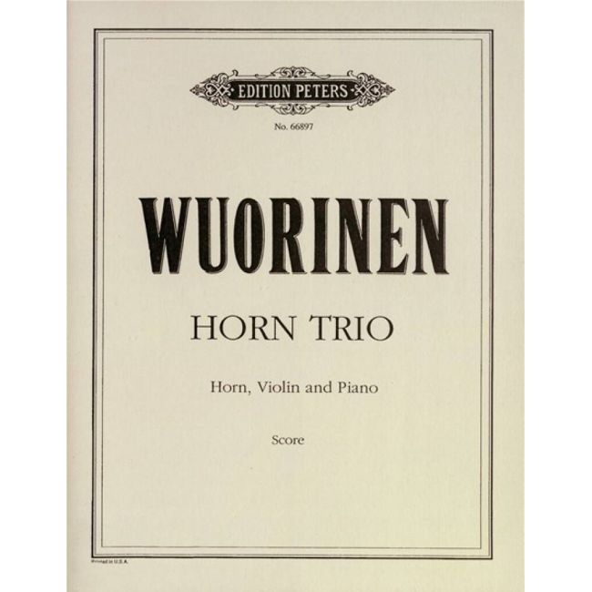 Wuorinen, Charles - Horn Trio