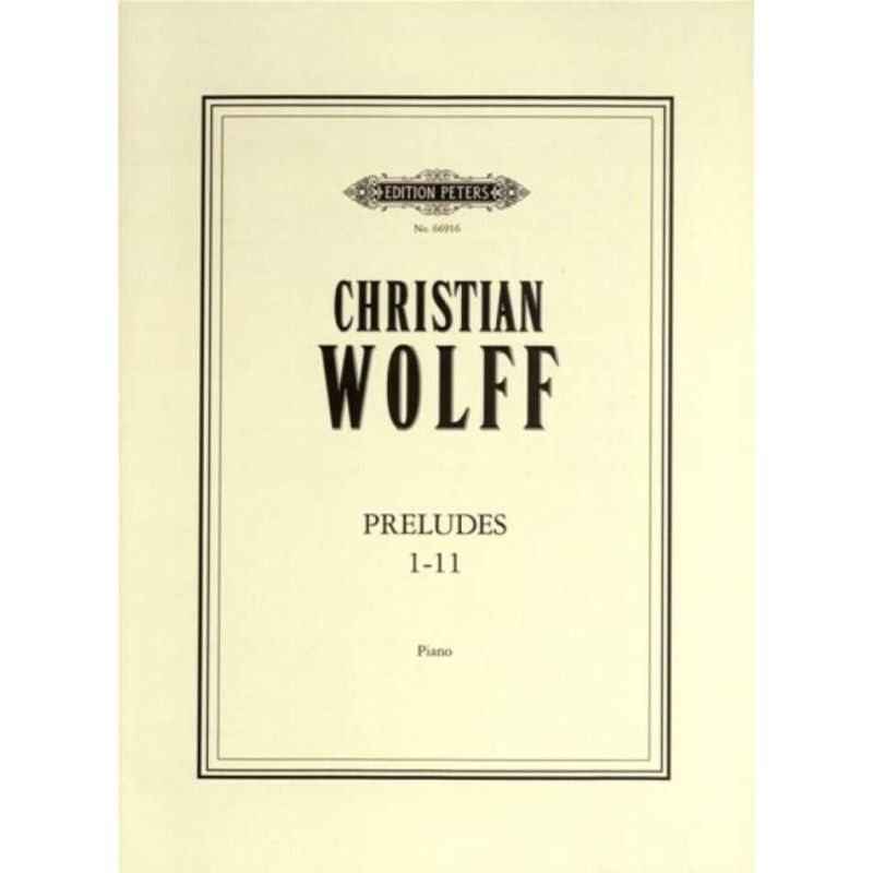 Wolff, Christian - Preludes 1-11