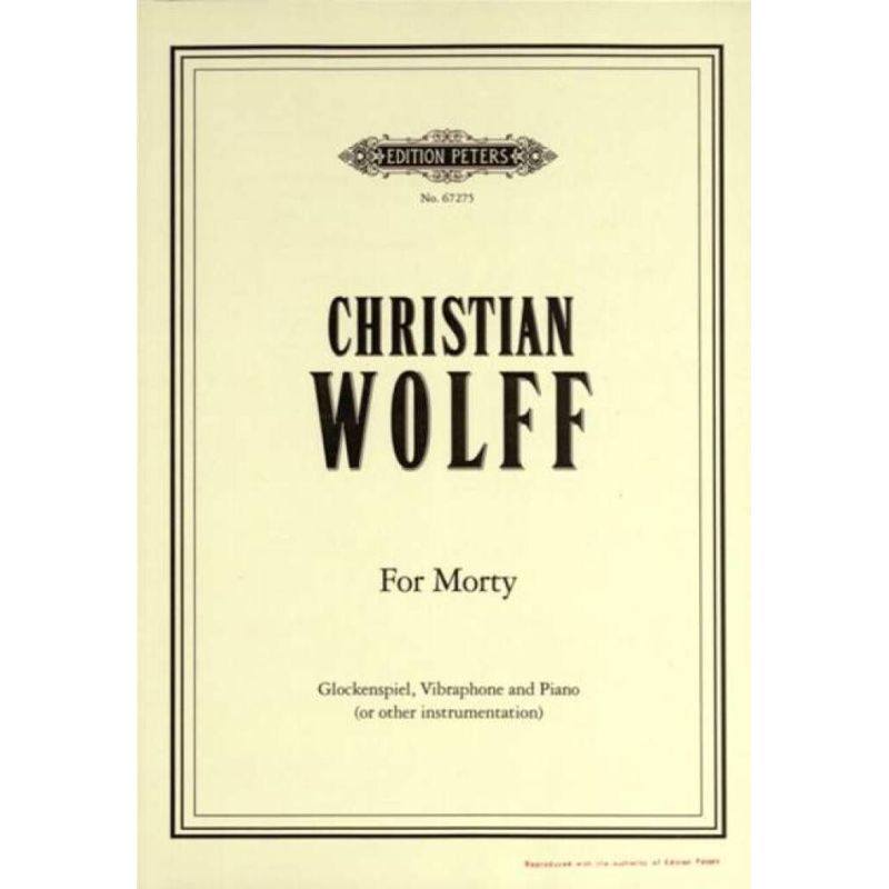 Wolff, Christian - For Morty