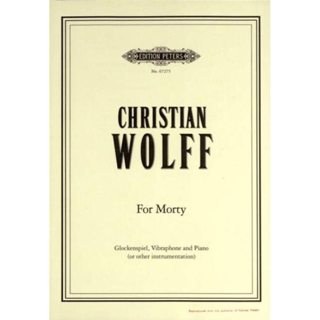 Wolff, Christian - For Morty
