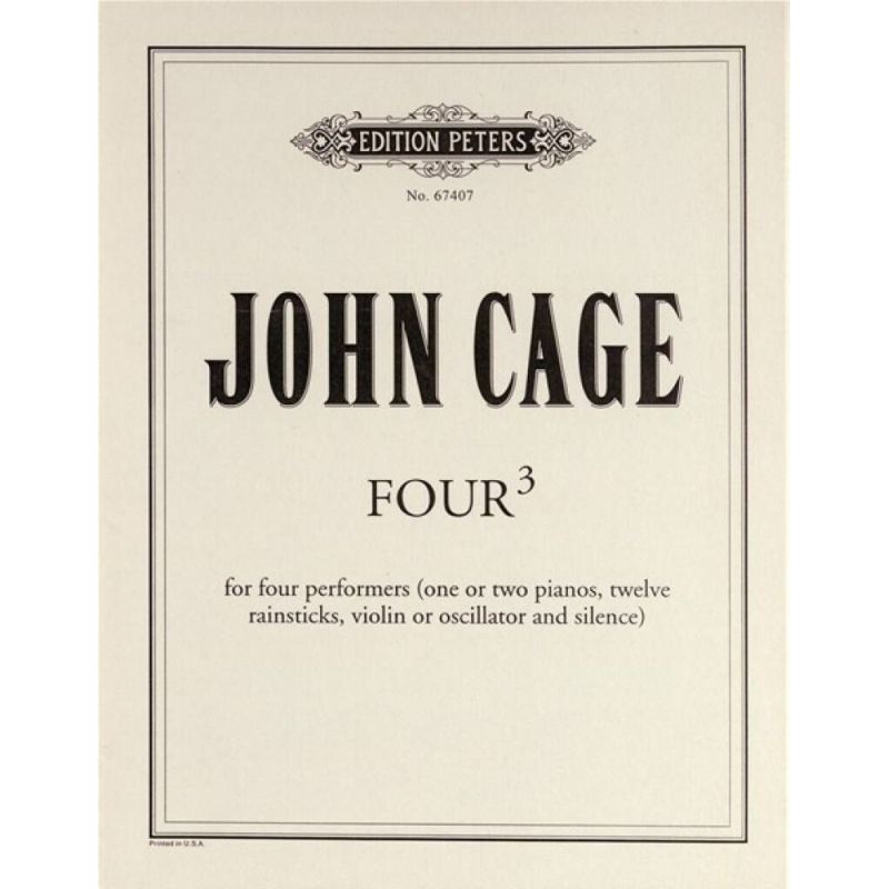 Cage, John - Four 3