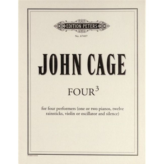 Cage, John - Four 3
