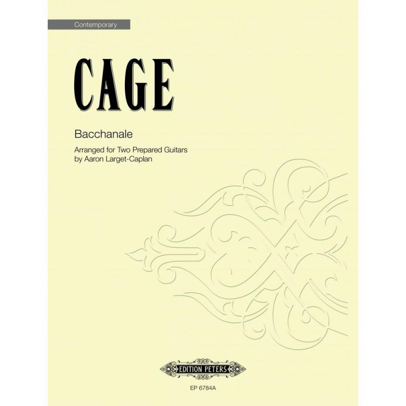 Cage, John - Bacchanale (Arranged for Two Prepared Guitars)