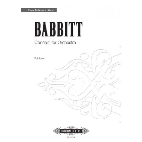 Babbitt, Milton - Concerti...