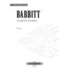 Babbitt, Milton - Concerti for Orchestra