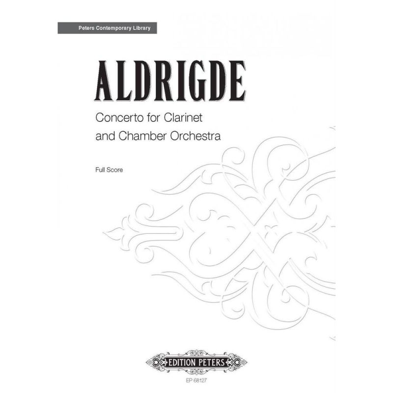 Aldridge, Robert Livingston - Concerto for Clarinet and Chamber Orchestra