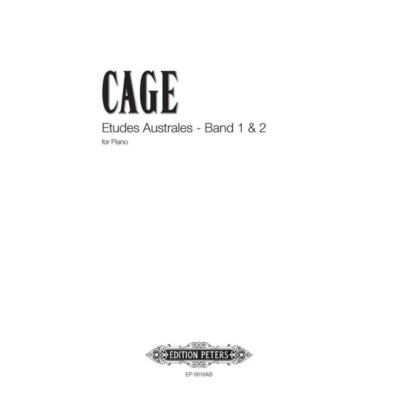 Cage, John - Etudes Australes, Books 1 & 2