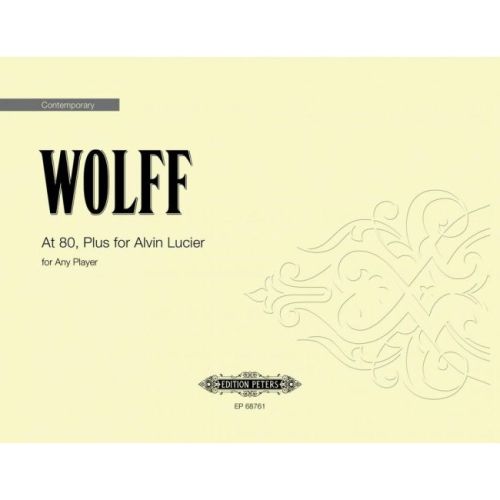 Wolff, Christian - At 80,...