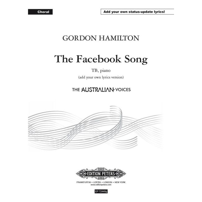 Hamilton, Gordon - The Facebook Song (add your own lyrics version)